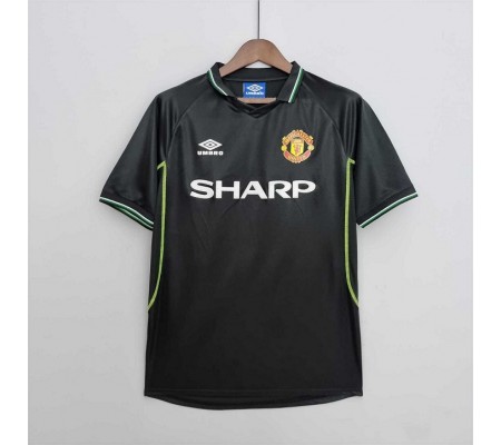 Manchester United 98/99 Away Black Soccer Jersey